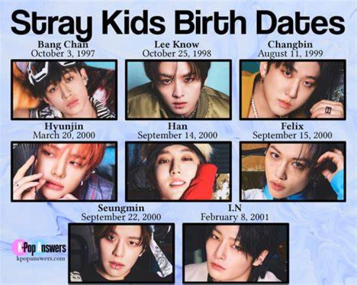 Stray Kids Members Ages: A Complete Guide to Their Birthdays